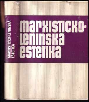 Michail Fedotovič Ovsjannikov: Marxisticko-leninská estetika