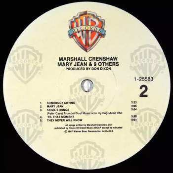 Marshall Crenshaw: Mary Jean & 9 Others