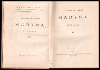 Jaromíra Hüttlová: Maryna