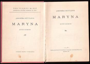 Jaromíra Hüttlová: Maryna