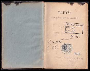 Vilém Mrštík: Maryša