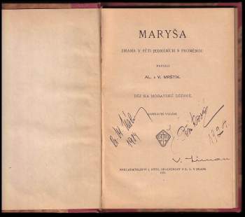 Vilém Mrštík: Maryša