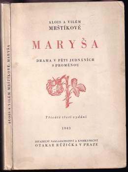 Vilém Mrštík: Maryša