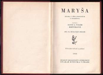 Vilém Mrštík: Maryša