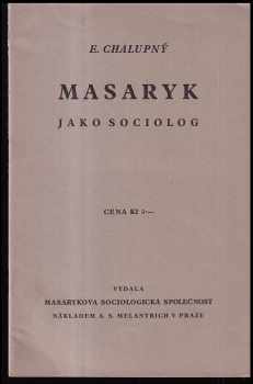 Masaryk jako sociolog