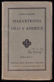Masarykovo dílo v Americe