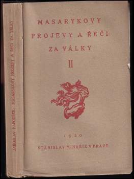 Masarykovy projevy a řeči za války