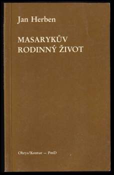 Masarykův rodinný život