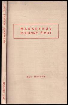 Masarykův rodinný život