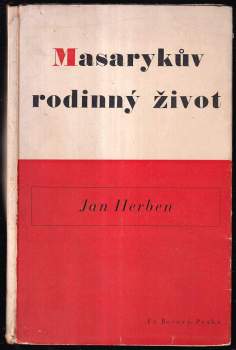 Masarykův rodinný život