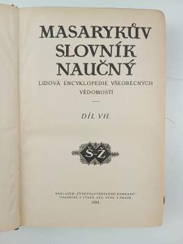 Masarykův slovník naučný: Š-Ž