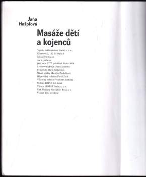 Jana Hašplová: Masáže dětí a kojenců