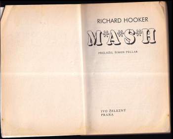 Richard Hooker: M*A*S*H
