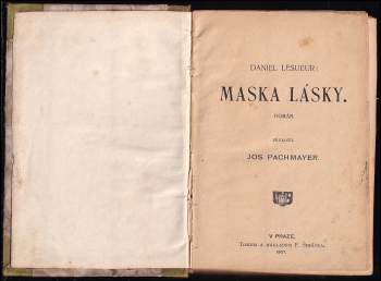 Daniel Lesueur: Maska lásky