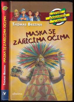 Maska se zářícíma očima