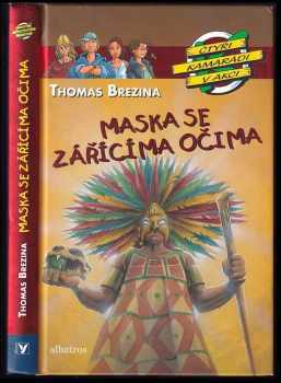 Maska se zářícíma očima