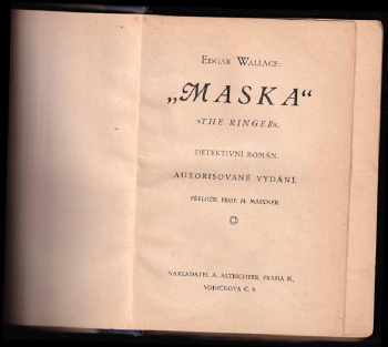 Edgar Wallace: Maska