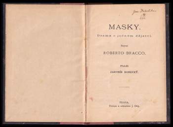 Roberto Bracco: Masky
