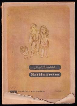 Josef Koudelák: Matčin prsten