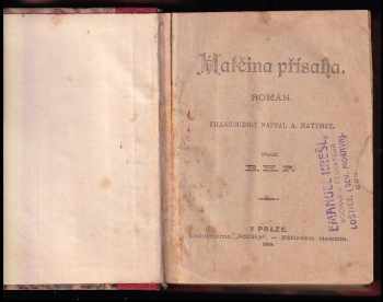 Arthur Arnould: Matčina přísaha