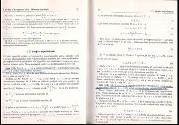 Marko Švec: Matematická analýza funkcií reálnej premennej
