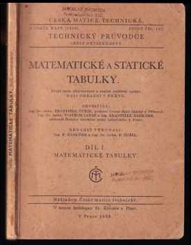 Matematické a statické tabulky