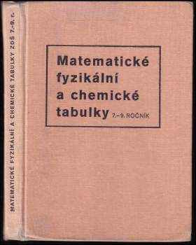 Matematické, fyzikální a chemické tabulky pro sedmý až devátý ročník
