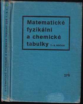 Matematické, fyzikální a chemické tabulky pro sedmý až devátý ročník
