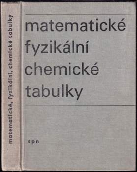 Matematické, fyzikální a chemické tabulky pro střední školy