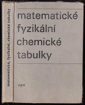 Matematické, fyzikální a chemické tabulky pro střední školy