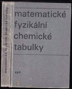 Matematické, fyzikální a chemické tabulky pro střední školy