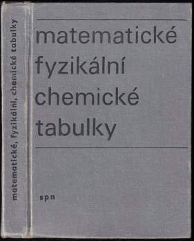 Matematické, fyzikální a chemické tabulky pro střední školy