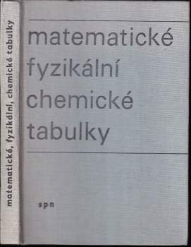 Matematické, fyzikální a chemické tabulky pro střední školy