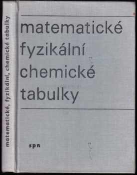 Matematické, fyzikální a chemické tabulky pro střední školy