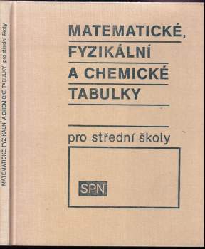 Matematické, fyzikální a chemické tabulky pro střední školy
