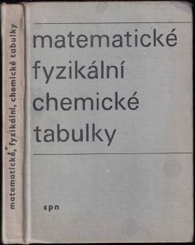 Matematické, fyzikální, chemické tabulky pro střední školy