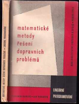Matematické metody řešení dopravních problémů