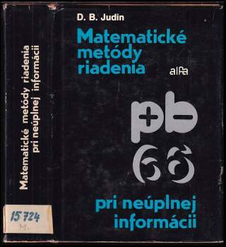 Matematické metódy riadenia pri neúplnej informácii