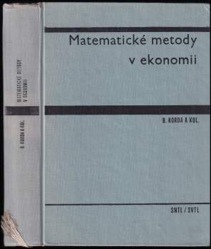 Benedikt Korda: Matematické metody v ekonomii
