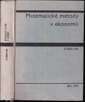 Benedikt Korda: Matematické metody v ekonomii