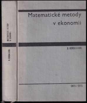 Matematické metody v ekonomii