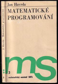 Jan Havrda: Matematické programování