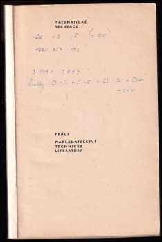 Bohumil Dobrovolný: Matematické rekreace