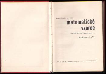 Hans-Jochen Bartsch: Matematické vzorce