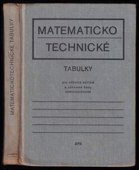 Josef Kochman: Matematicko technické tabulky