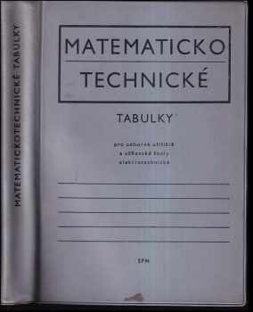 Matematicko-technické tabulky pro odborná učiliště a učňovské školy elektrotechnické