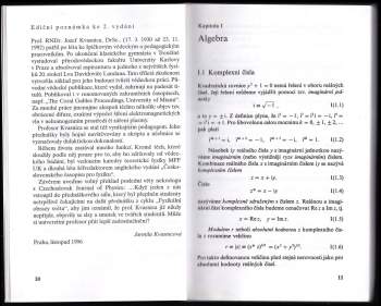 Jozef Kvasnica: Matematický aparát fyziky