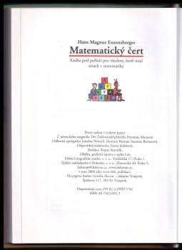 Hans Magnus Enzensberger: Matematický čert