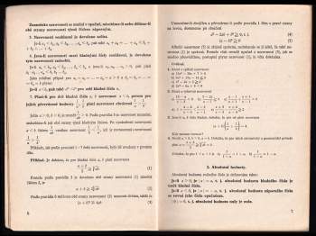 Eduard Kriegelstein: Matematika, Učební text pro průmyslové školy (čtyrleté studium), II. díl