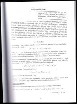 Dalibor Martišek: Matematika